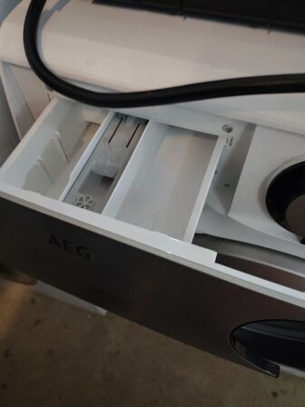 Vaskemaskine, brugt.  AEG. 