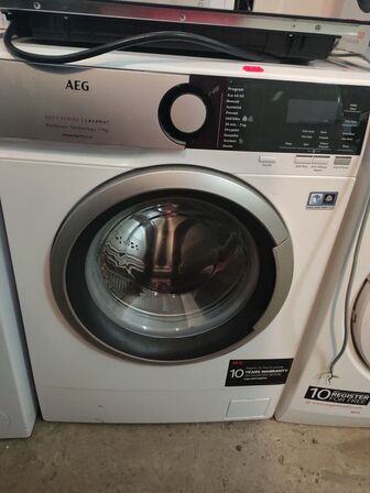 Vaskemaskine, brugt.  AEG. 