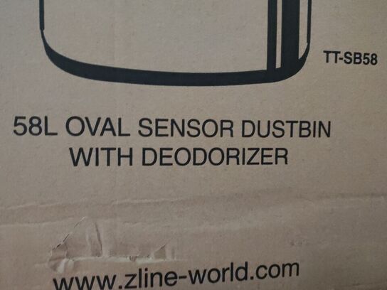 Affaldsspand med sensor. 