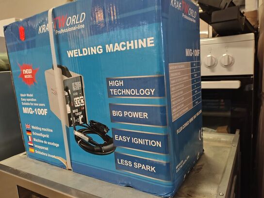 Svejseapparat.  KRAFTWORLD MIG-100F. 