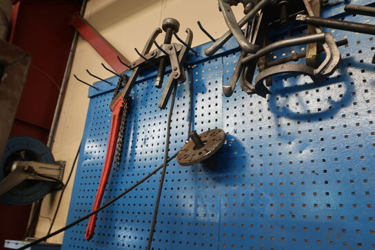 Værktøjstavle med div. værktøj