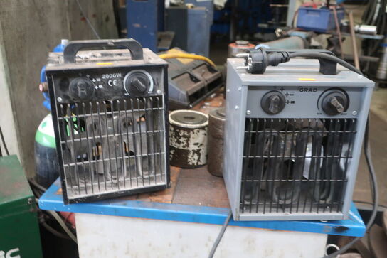 2 stk. varmeblæsere