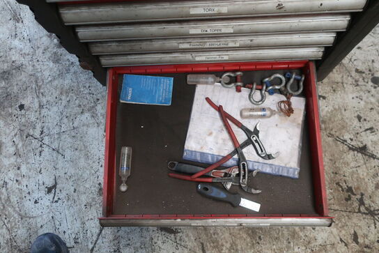 Værktøjsvogn med div. Værktøj