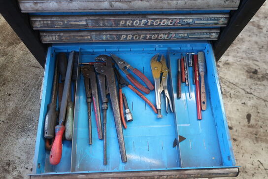 Værktøjsvogn med div. Værktøj