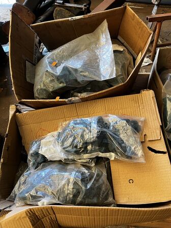 Palle med div. Varelager