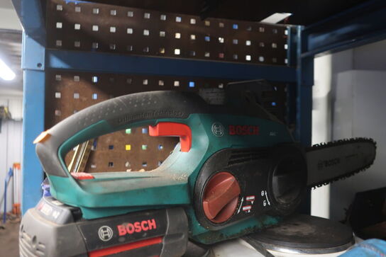 Div. Fedtpumper samt motorsav BOSCH