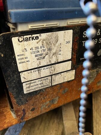 Gulvvasker CLARKE VISION 17BT 24V