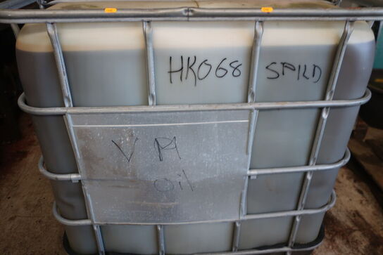 Palletank med indhold