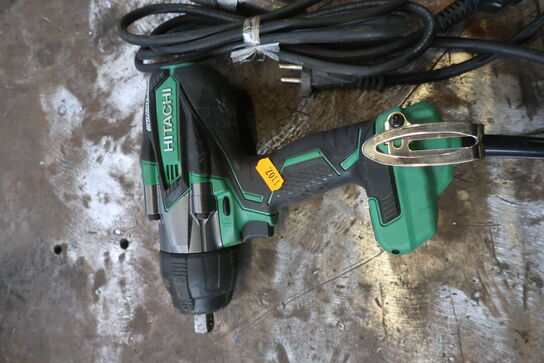 2 stk. håndværktøj HITACHI CN 165A, WR 14VE