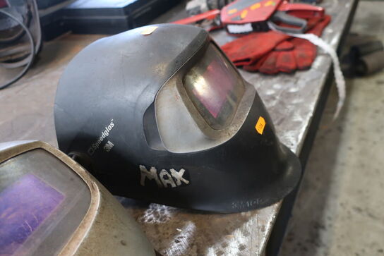 2 stk. svejsemasker bl.a. SPEEDGLAS 3M m.fl.