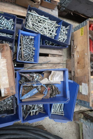 Palle med div. Varelager