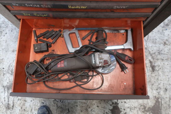 Værktøjsvogn BETA med div. Værktøj