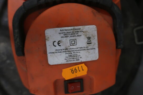 2 stk. askesugere ASH VACUUM CLEANER
