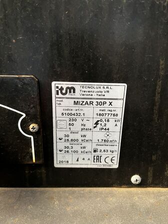 Varmekanon ITM MIZAR 30P X