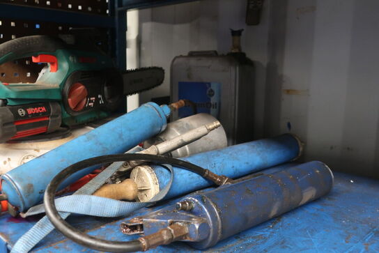 Div. Fedtpumper samt motorsav BOSCH