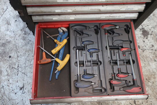 Værktøjsvogn med div. Værktøj