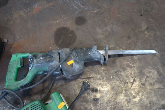 2 stk. håndværktøj HITACHI SV 12 V m.fl.