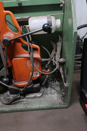 Magnetboremaskine ALFRA samt div. Bor