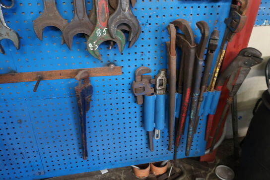 Værktøjstavle med div. værktøj