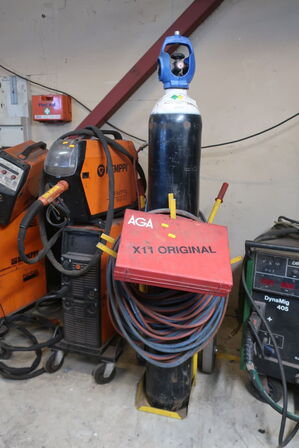 Skærebrændersæt med vogn