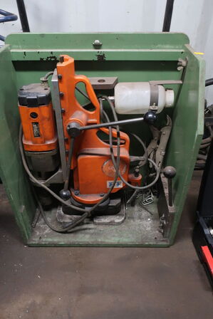 Magnetboremaskine ALFRA samt div. Bor