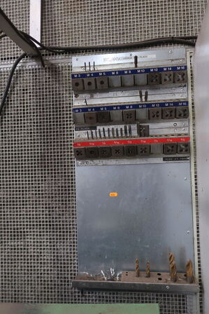 Værktøjstavle med indhold