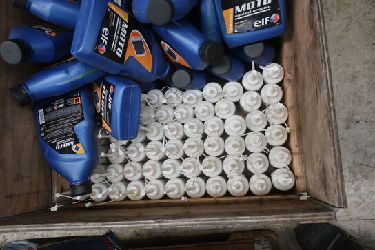 Palle med kølervæske MOTO Elf m.m.