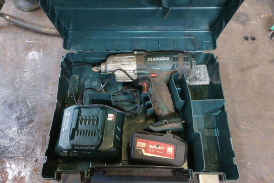 Akku slagnøgle METABO SSW 18 LTX 600 med batteri og lader