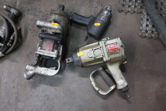 3 stk. trykluft slagnøgler URYU m.fl.