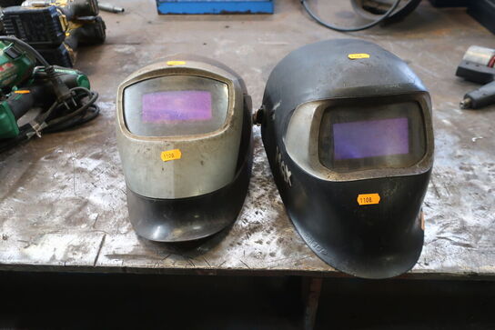 2 stk. svejsemasker bl.a. SPEEDGLAS 3M m.fl.