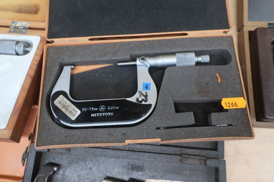 4 stk. mirkrometerskruer MITUTOYO m.fl.