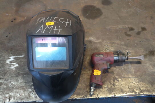 Svejsemaske samt trykluftværktøj