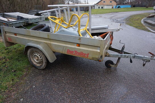 Dantrailer 752 F-1 trailer årg: 2007. 750Kg. med indhold