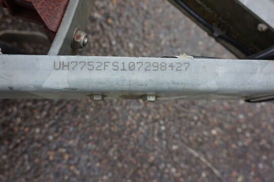 Dantrailer 752 F-1 trailer årg: 2007. 750Kg. med indhold