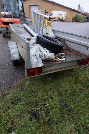 Dantrailer 752 F-1 trailer årg: 2007. 750Kg. med indhold