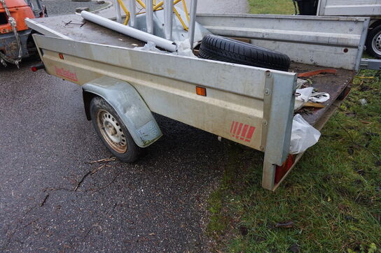 Dantrailer 752 F-1 trailer årg: 2007. 750Kg. med indhold