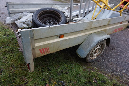 Dantrailer 752 F-1 trailer årg: 2007. 750Kg. med indhold