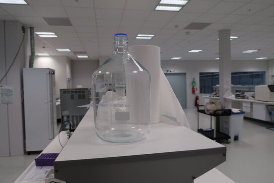 2 stk. Laboratorieglas SCHOTT DURAN 20L, 5L