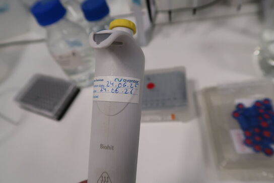 Stativ med 5 stk. pipetter THERMO SCIENTIFIC, SARTORIUS