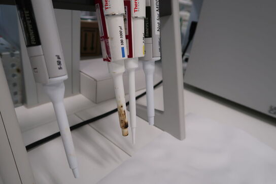 Stativ med 4 stk. pipetter THERMO SCIENTIFIC