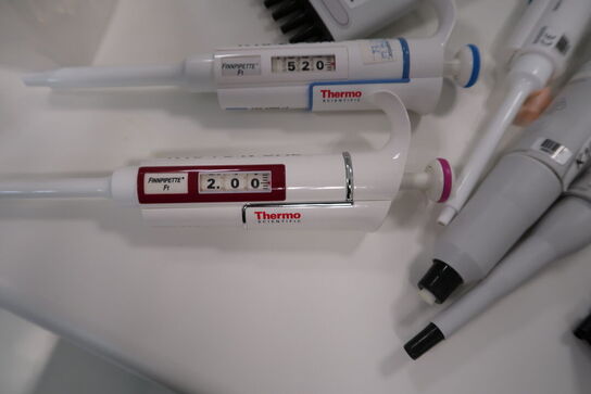 7 stk. pipetter SARTORIUS, THERMO SCIENTIFIC