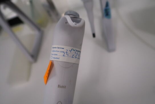 Stativ med 4 stk. pipetter SARTORIUS