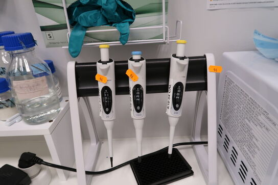 Stativ med 3 stk. pipetter THERMO SCIENTIFIC