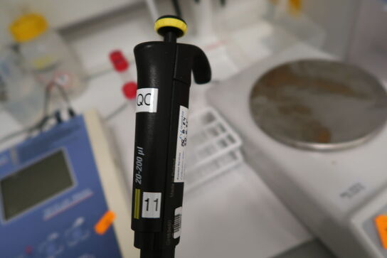 Stativ med 5 stk. pipetter THERMO SCIENTIFIC