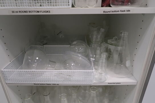 Div. Beakers, kolber, flasker m.m.