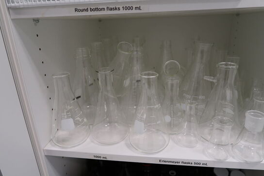 Div. Beakers, kolber, flasker m.m.