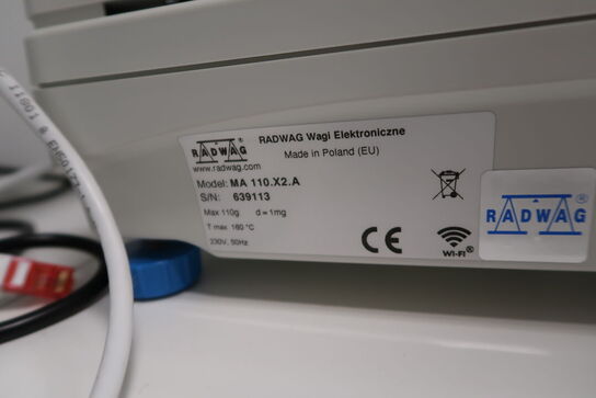 Fugtighedsanalysator RADWAG MA 110.X2.A