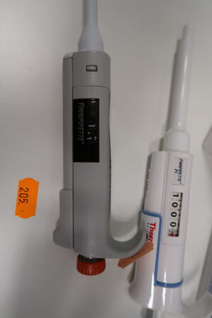 7 stk. pipetter SARTORIUS, THERMO SCIENTIFIC