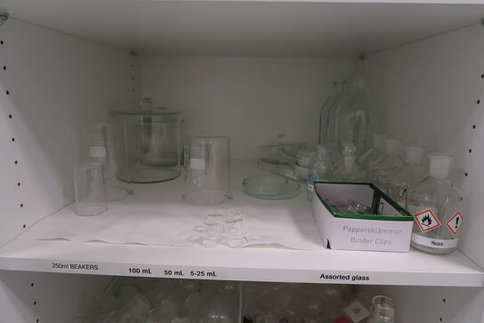 Div. Beakers, kolber, flasker m.m.