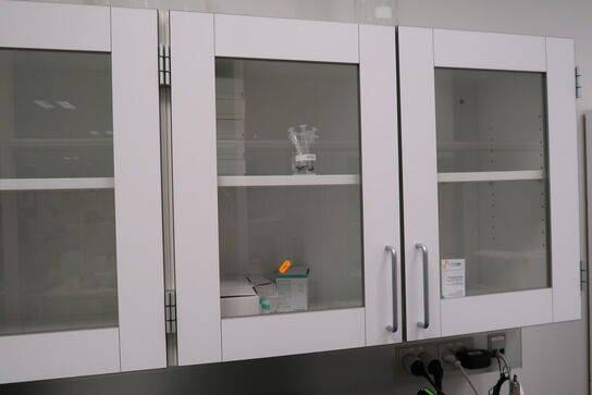 Mikroskop slides CORNING, glaskobler, plastikbægre m.m.